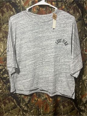 VS PINK cropped tee NWT